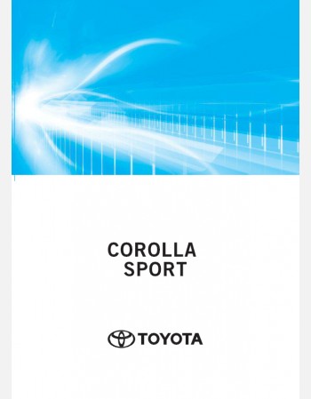 toyota corolla sport 2024-2025 owners manual